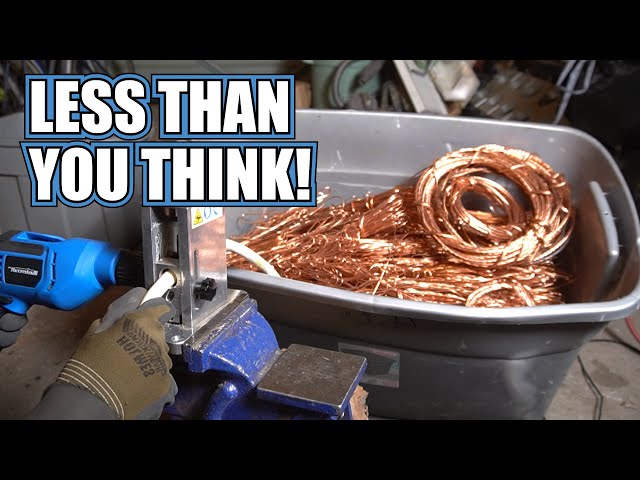How Much Do You Make Stripping Copper Wire In A Day?