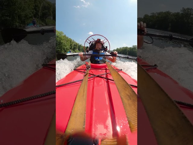 Paramotor VS Kayak