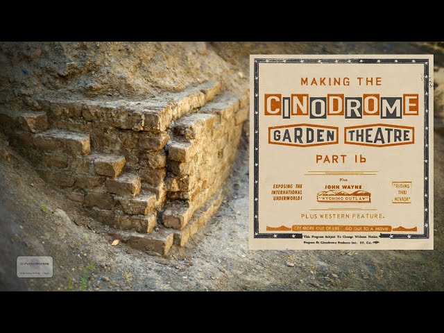 Old Brick Retaining Wall: Making The Garden Theatre