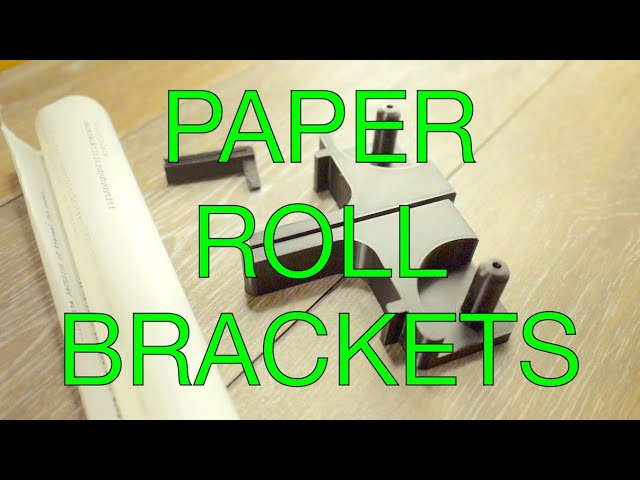 Typewriter Paper Roll Brackets