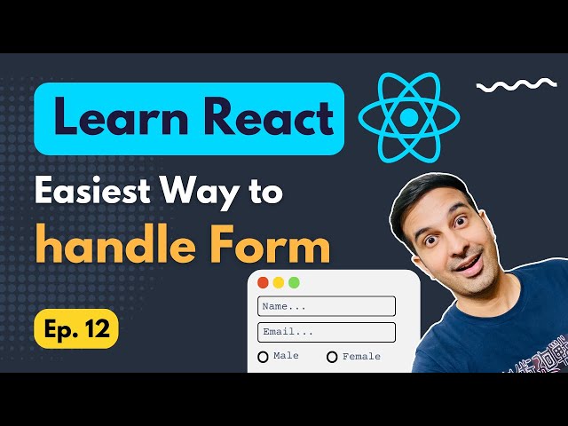 🚀 Easiest way to Handle Forms in ReactJS #reactjs