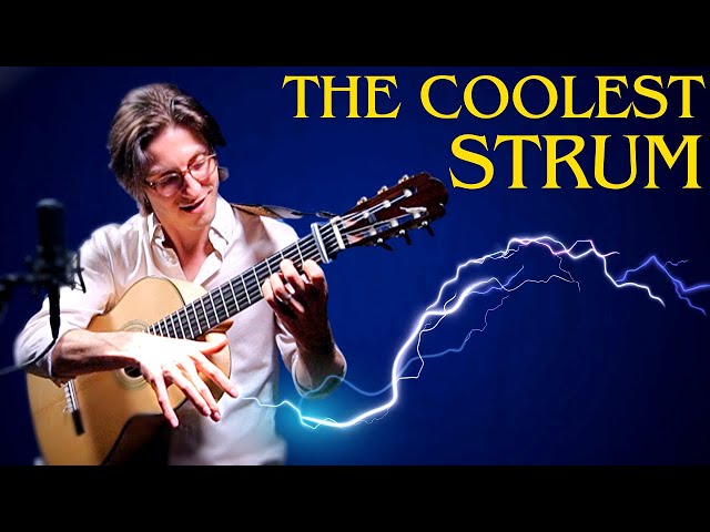 The Coolest Guitar Strum I've Ever Seen 🎸