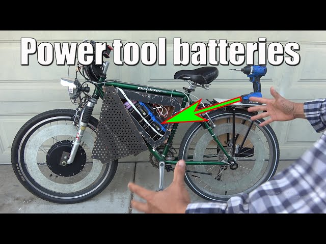 The Pros and Cons of using power tool batteries (Kobalt 24V) for an electric bike