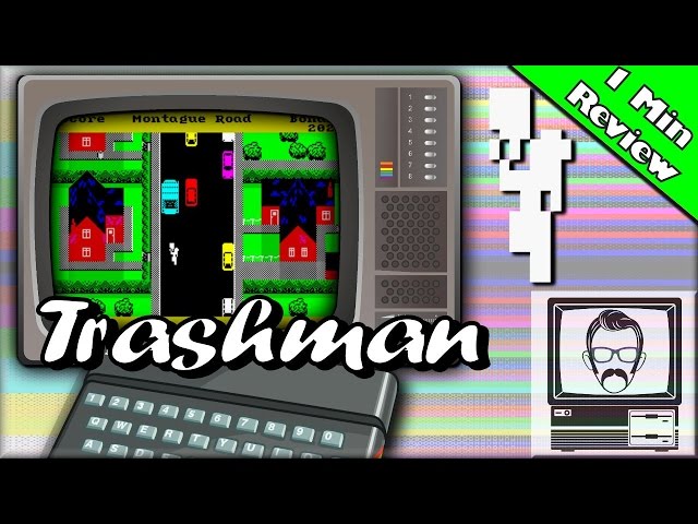 Trashman ZX Spectrum [1 Minute Review] | Nostalgia Nerd