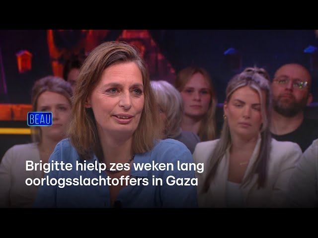 Brigitte Hoeben hielp oorlogsslachtoffers in Gaza | Beau