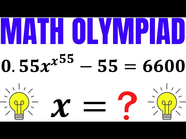 Mathematical Olympiad | Learn how to solve exponential equation quickly | Math Olympiad Training