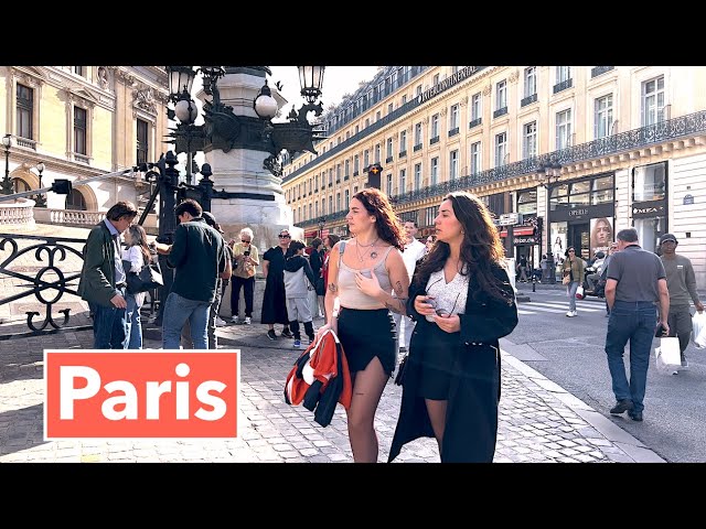 Paris France - HDR walking in Paris - Paris fall 2023 - 4K HDR 60 fps