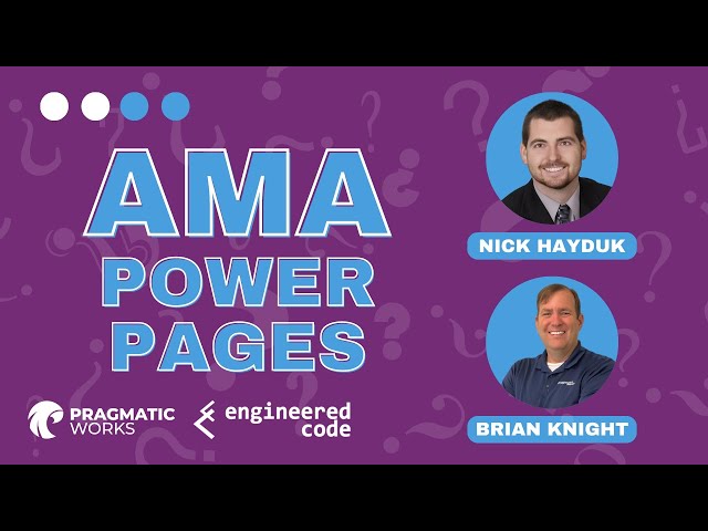 Power Pages AMA - Copilot / ALM / Use Caes for Power Pages