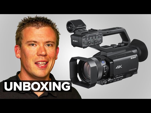 Sony HXR-NX80 Unboxing & Setup | Professional 4K Video Camera / Camcorder