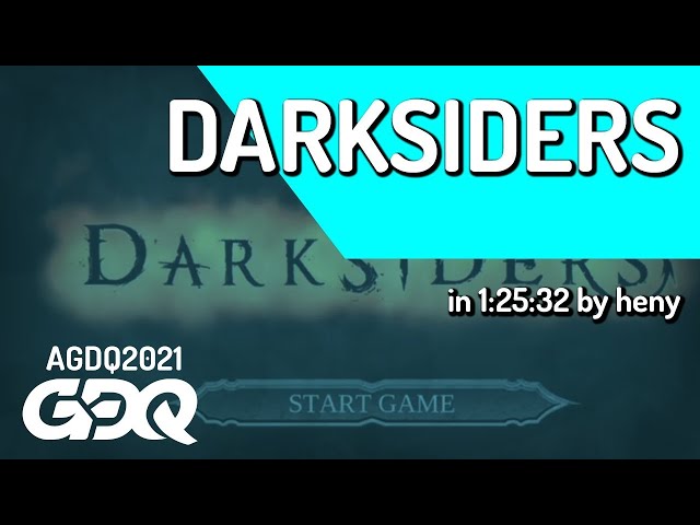 Darksiders by heny in 1:25:32 - Awesome Games Done Quick 2021 Online