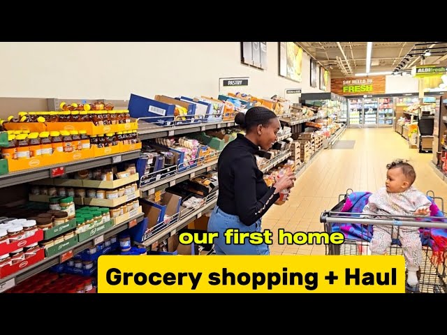 GROCERY SHOPPING FOR OUR NEW  HOME // HUGE HAUL
