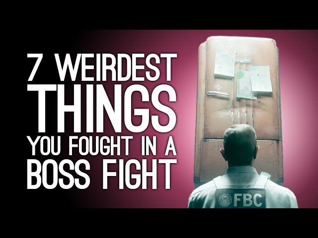 7 Weirdest Things You Had a Boss Fight Against