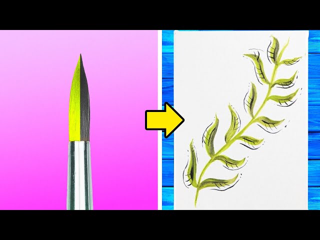 Easy Drawing And Painting Tips & Tricks And Cool Art Ideas