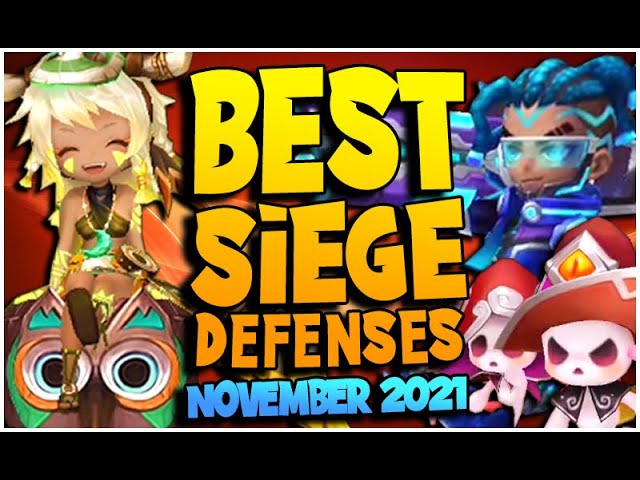 The BEST Siege Defenses in Summoners War - November 2021 meta