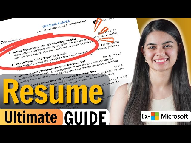 How to make Ultimate Resume ? Step by step guide for Software Engineers