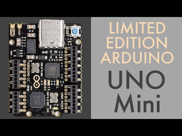 Unboxing the Limited Edition Arduino UNO Mini – First Look and Review!