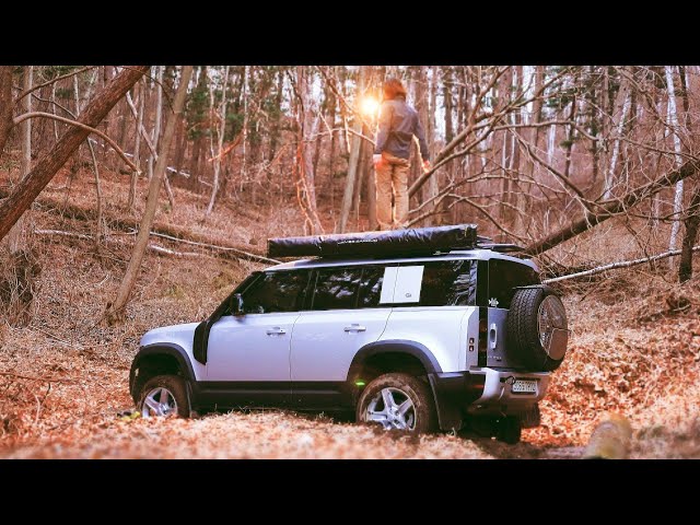 Death Valley Solo Car Camp in Wild Jungle | Land Rover New Defender 110 MODS