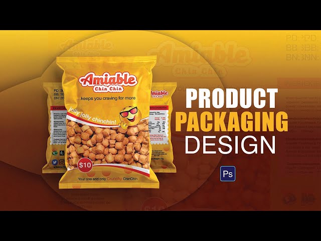 PHOTOSHOP: HOW TO CREATE A CHINCHIN PRODUCT PACKAGING DESIGN (Part 1)