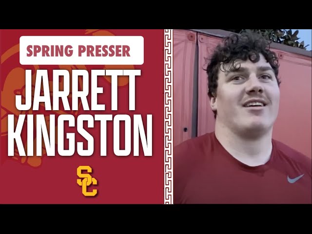 Jarrett Kingston new USC Football OL breaks down start to Trojans spring practice | Transfer Choice