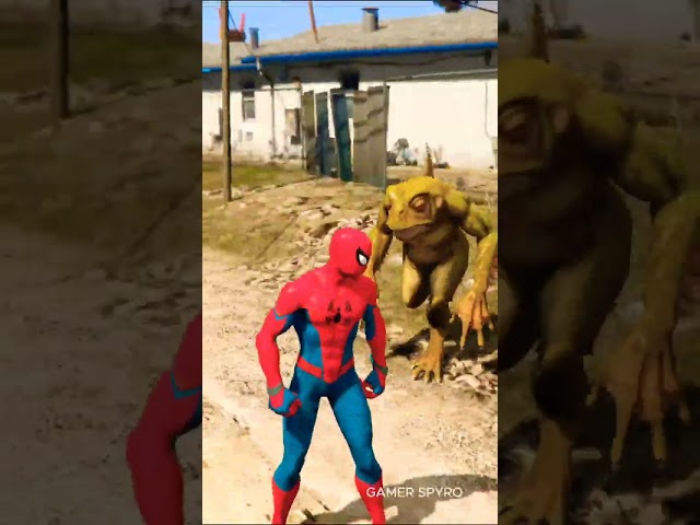 Iron man Saved Spider man From From Monsters #shorts