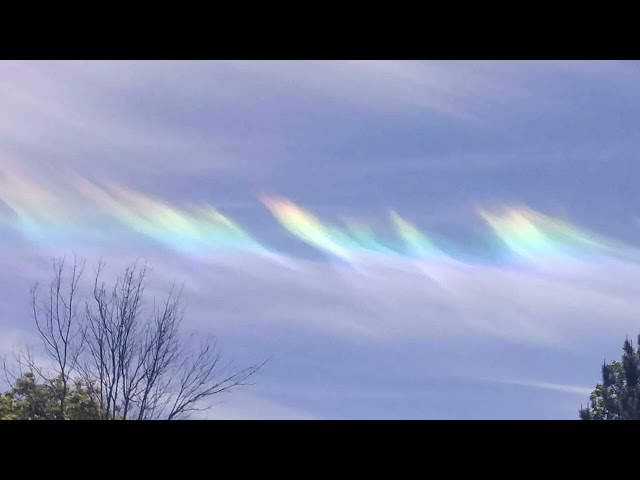 Colours in the sky phenomenon