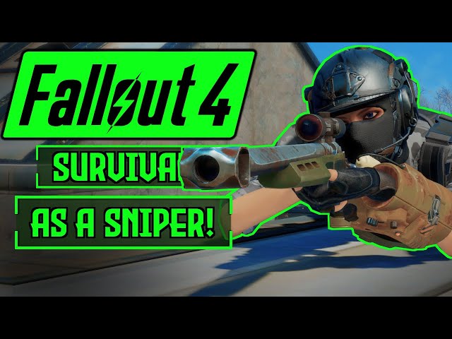 Can I Beat Fallout 4 Survival Difficulty as a SNIPER?! | Fallout 4 Survival Challenge!