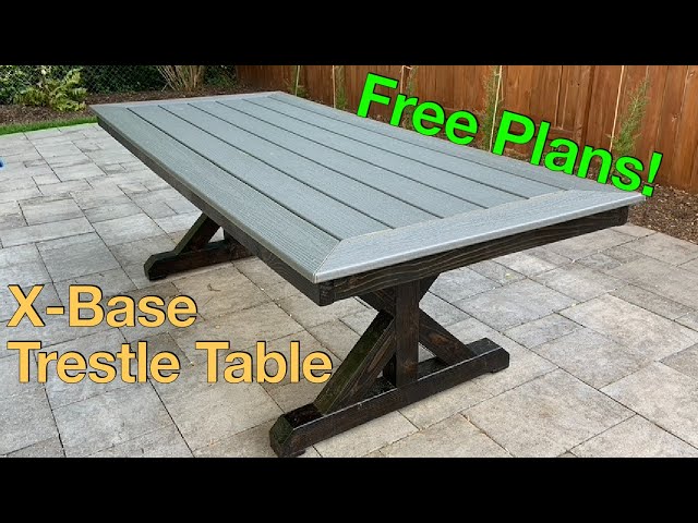 Building a Farmhouse Outdoor Table w/ Trex Top