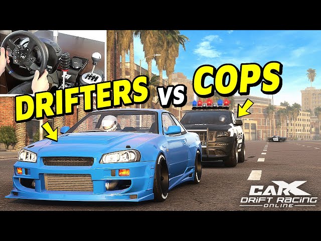 Street Racers vs COPS! - CarX Drift Racing Online
