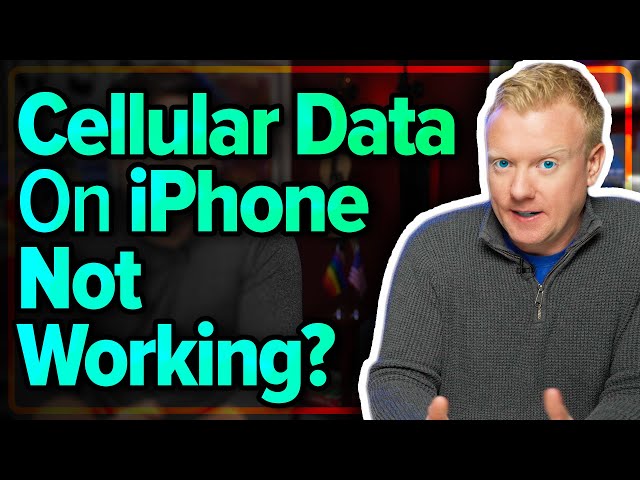 Cellular Data Not Working On iPhone? Here's The Fix!