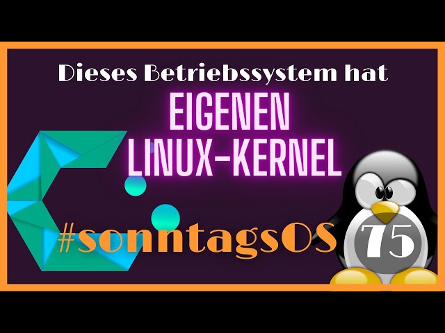 Ein Linux-Kernel aus eigenem Hause - CachyOS 230121 - #SonntagsOS - 75