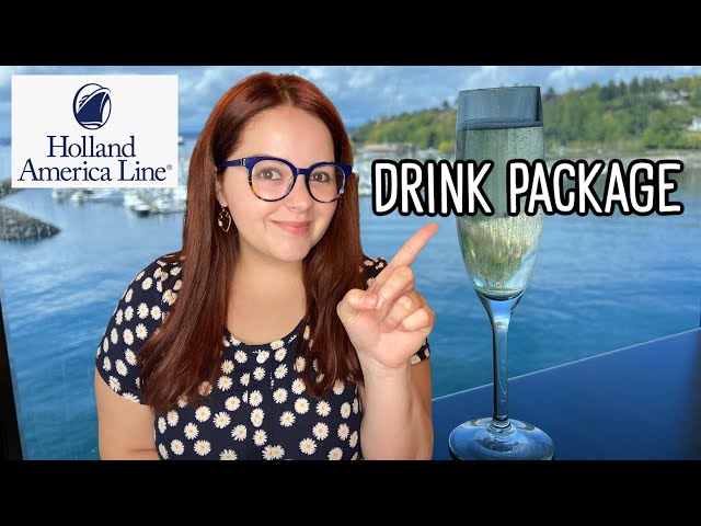 Holland America Drink Package "Have It All" Alcohol Choices on the Eurodam
