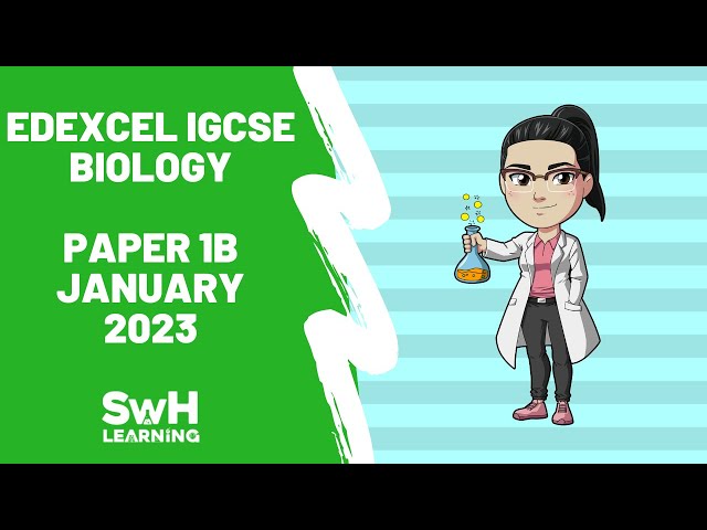 Edexcel IGCSE Biology | January 2023 Paper 1 | Past Paper Walkthrough