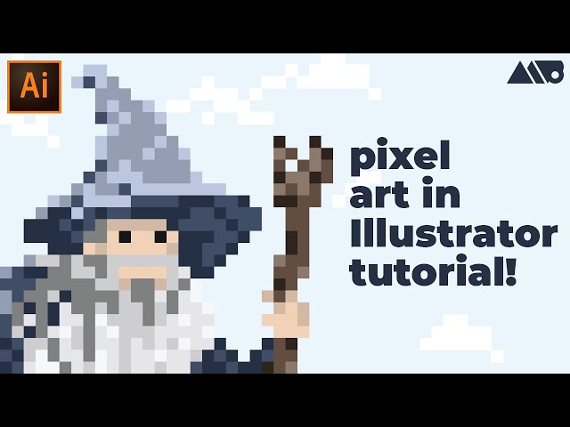 How to Make Pixel Art in Adobe Illustrator Tutorial