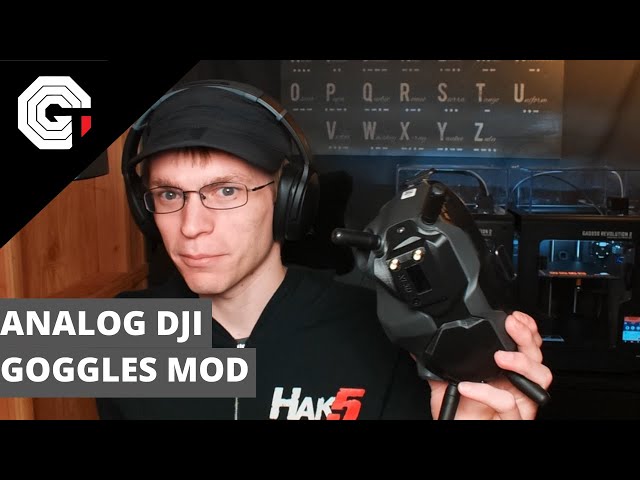 Modding DJI FPV Goggles with Analog Input w/Glytch