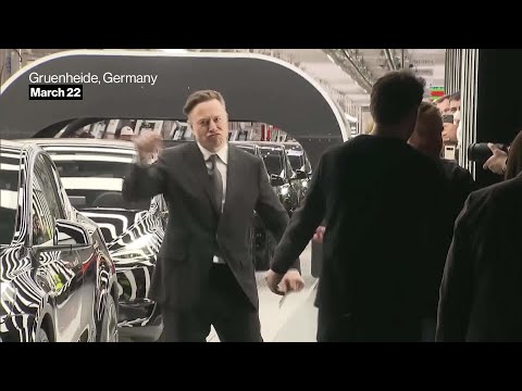 Watch: Elon Musk Dances Again at Tesla Factory Opening