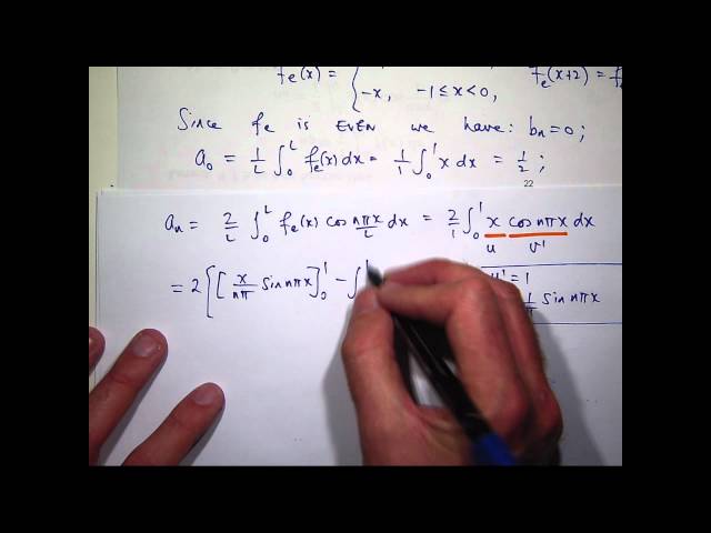 Fourier series: Odd + even functions