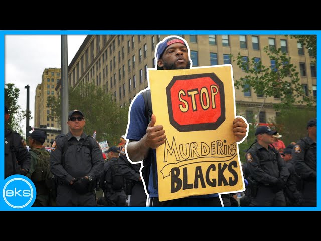 Black Lives Matter Protester - Outside Political Convention: RNC