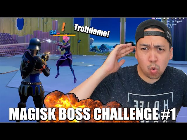 MAGISK TROLLDAME BOSS CHALLENGE I FORTNITE - Fortnite boss challenge #7