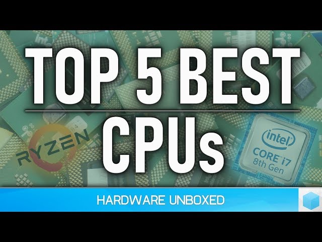 Top 5 Best CPUs, Almost an AMD Ryzen Shutout! [May Desktop Picks]