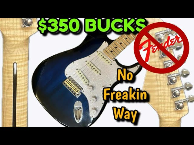 FENDER Hopes You don't See This 4A Flame Maple Neck Stratocaster! And It's not On Amazon!!