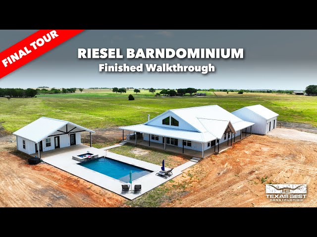 Riesel Barndominium Home Tour | Texas Best Construction