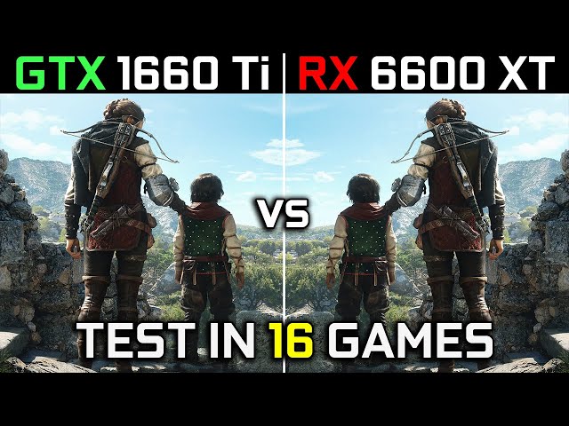 GTX 1660 Ti vs RX 6600 XT | Test in 16 Games at 1080p | How Big Is The Difference? 🤔 | 2023