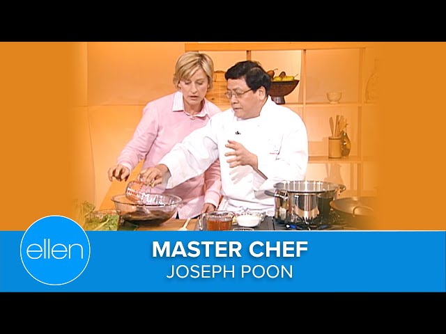 Ellen Cooks with Master Chef Joseph Poon