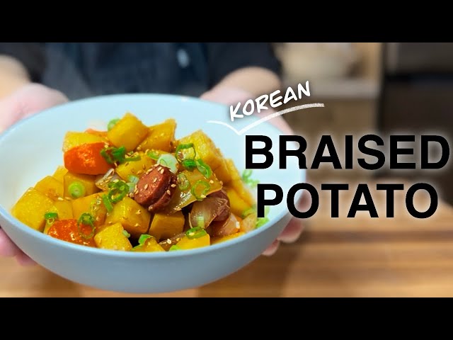 Korean Braised Potato | Gamja Jorim | Great Side Dish Or Even A Whole Meal!