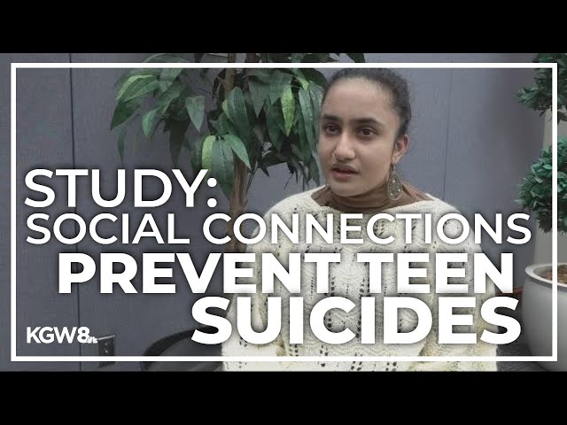 New study finds social connections prevent teen suicides