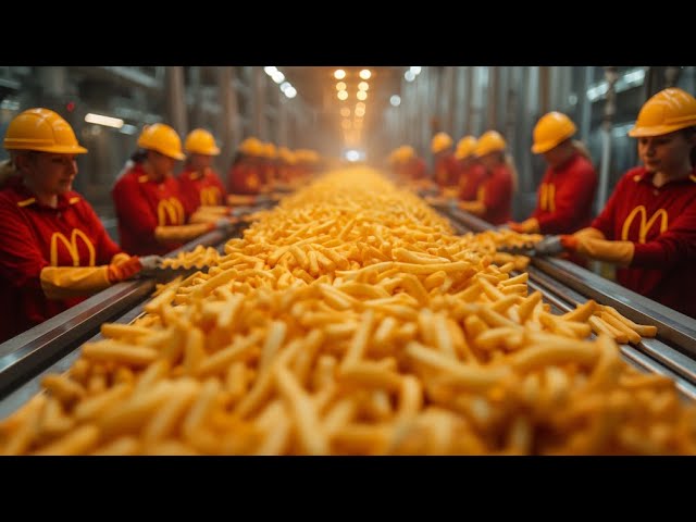 Mcdonald's French Fries MEGA Factory: Processing Millions Of French Fries With Modern Technology