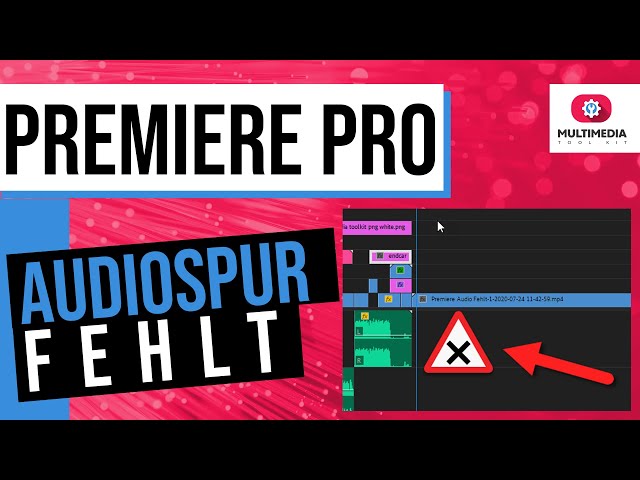 Premiere Pro Sound Bug | ONE CLICK SOLUTION | No sound when importing video
