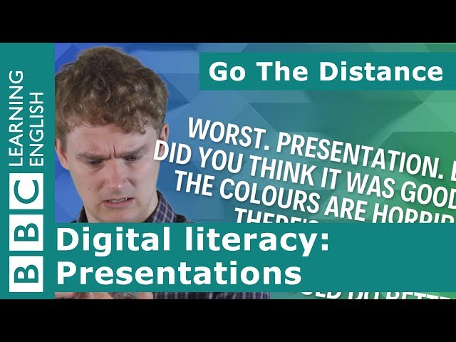 Digital literacy – Presentations
