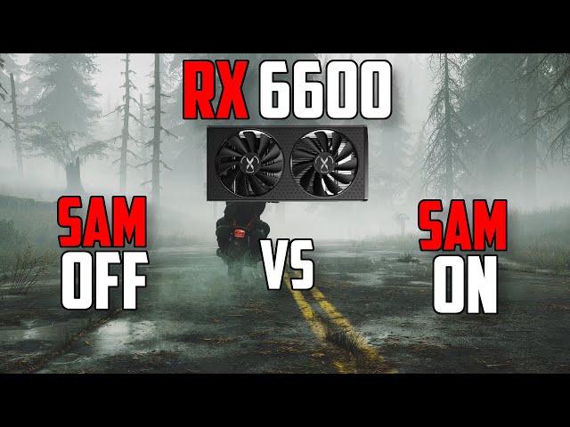 AMD SAM On vs OFF // RX 6600 | Ryzen 7 5800X