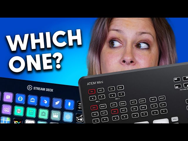 ATEM Mini vs Stream Deck vs Software: Which is right for YOU?
